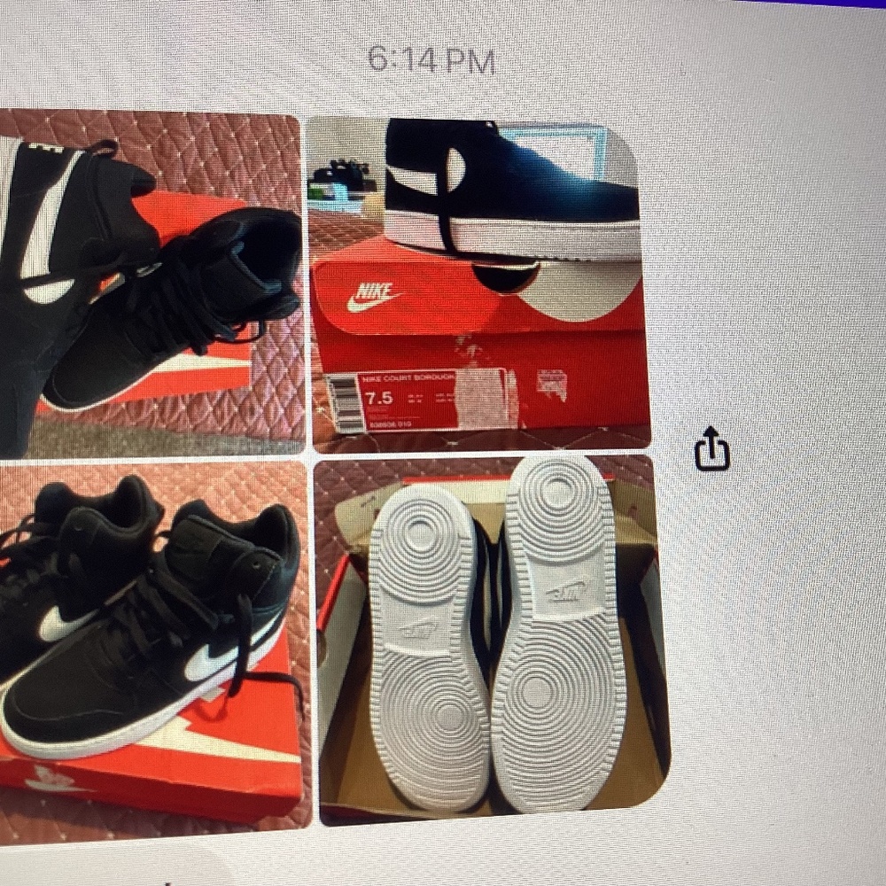 Brand New Nike Court Borough Men’s Sneakers-SOLD